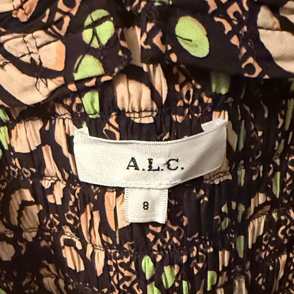 A.L.C. NWT Cielo Smocked Crop Tank NWT Size 8 - Picture 3 of 10